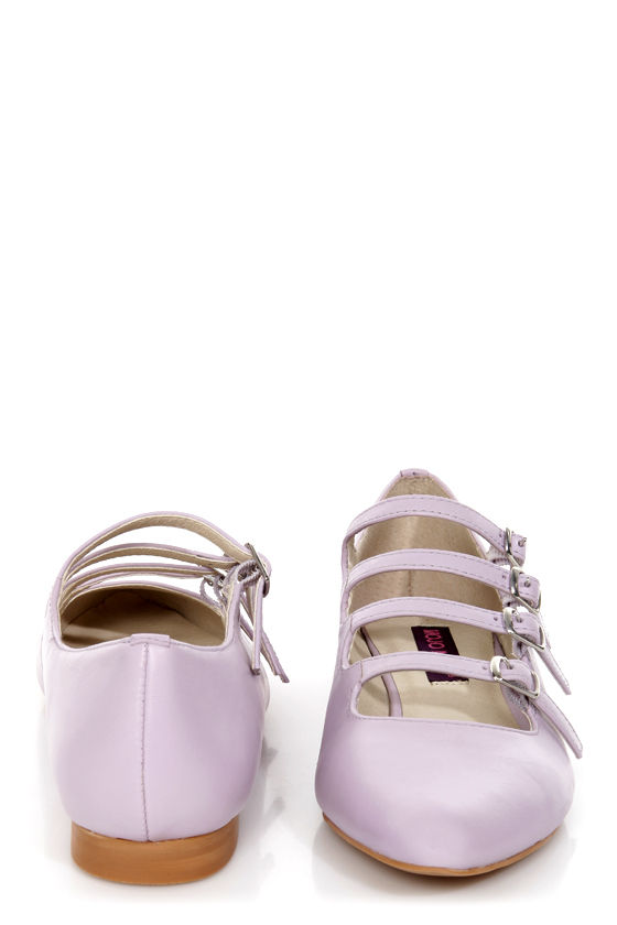 strappy pointed flats