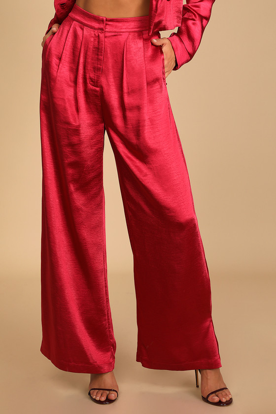 Corduroy trousers  Bright red  Kids  HM IN