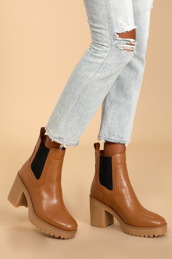 Good Day Camel Platform Ankle Boots