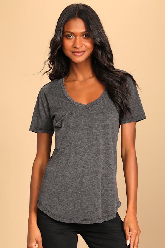 Pleasant Surprise Washed Black Tee 8