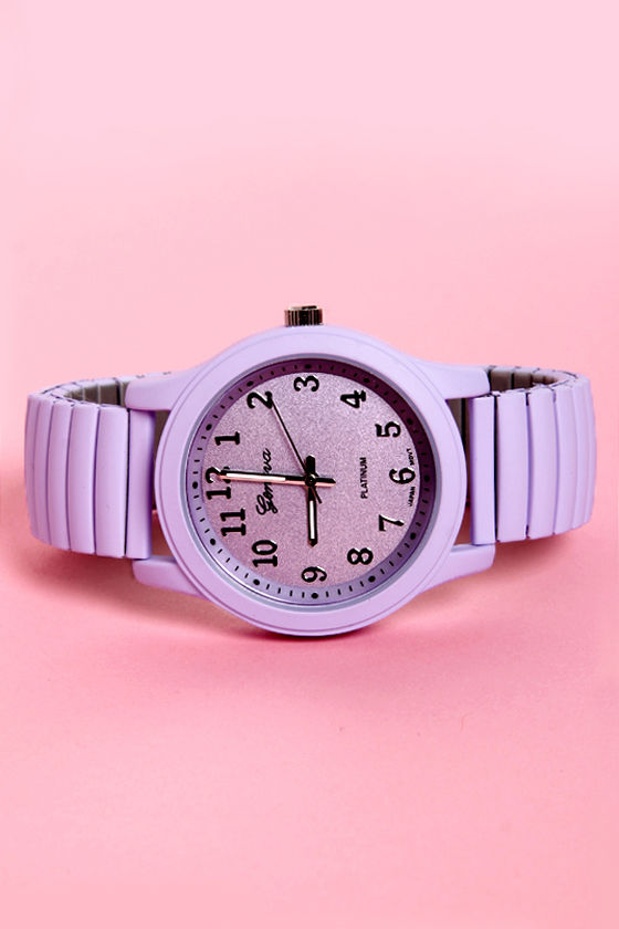 Cute Lavender Watch Boyfriend Watch Stretch Watch 21.00