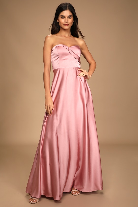 Cheap Long Strapless Dresses
