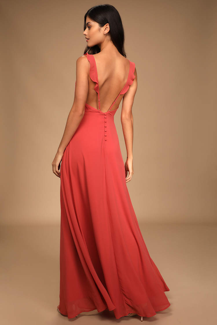 Rusty Rose Maxi Dress - Sleeveless Dress - Bridesmaid Dress - Lulus Rusty Rose Maxi Dress - Sleeveless Dress - Bridesmaid Dress - Lulus