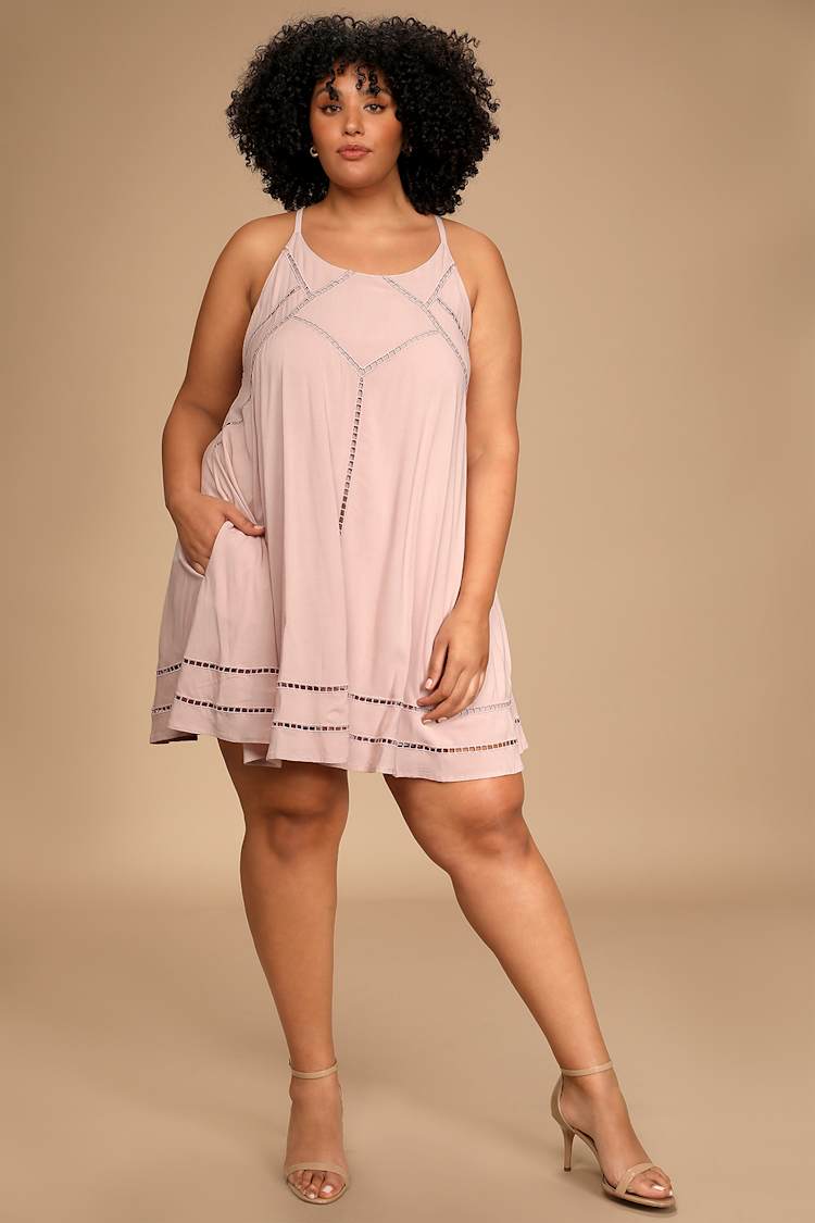 embroidered swing dress Ain't She Sweet Embroidered Babydoll Dress – Beautifully Poised Boutique