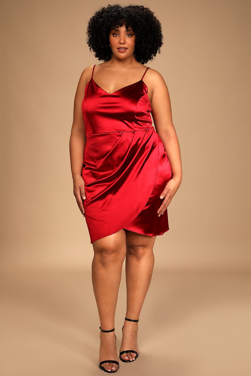 open lace back dress Fit & Flare Cami Mini Dress in Coral-Swatch