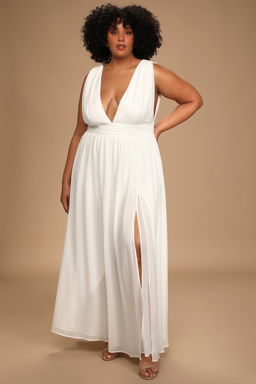 White Maxi Dress - Sleeveless Maxi Dress - White Gown - Lulus