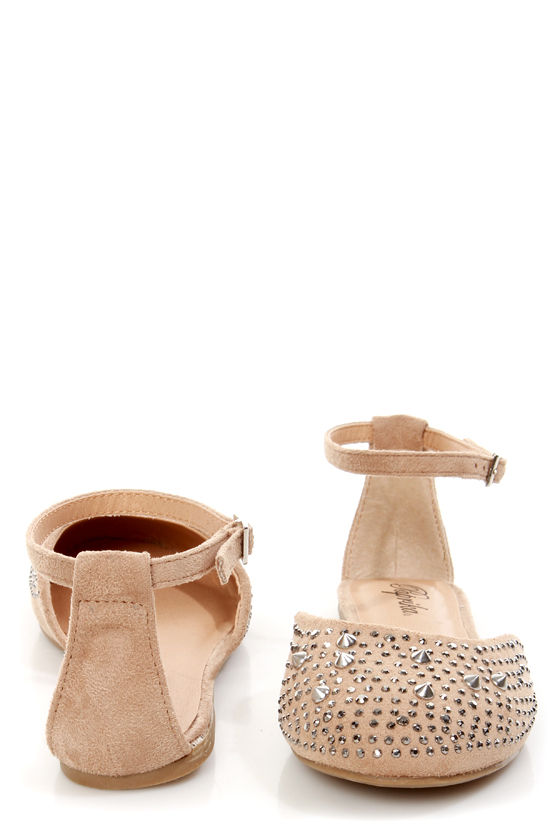 spike studded flats