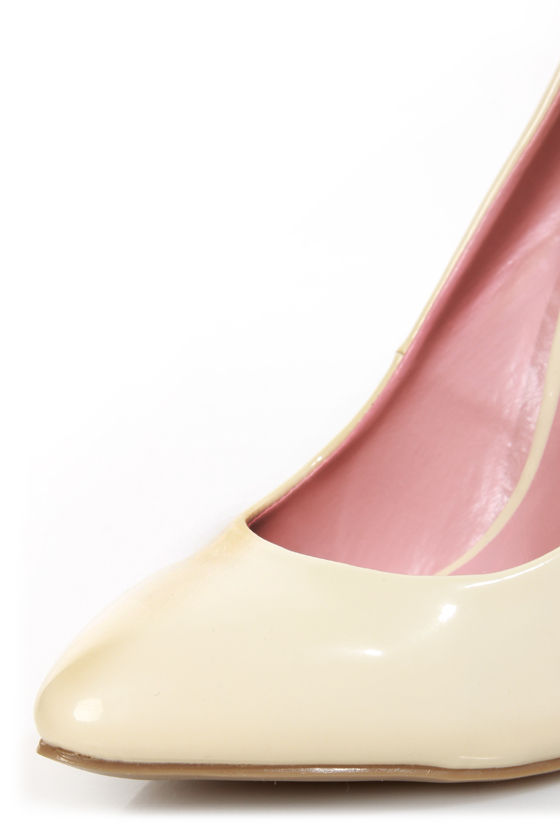 Escarpins Shoe Republic LA - Taille 7 US - Couleur Nude/beige - Occasion