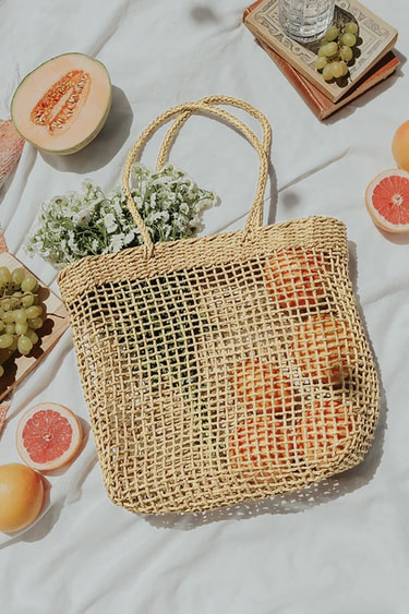 Lulus Come Sea Me Beige Woven Tote