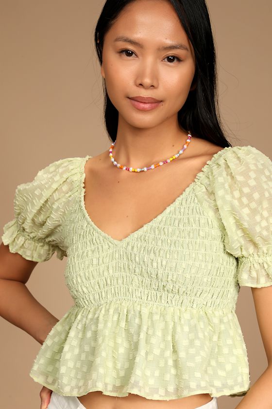 ジャケット・アウター POPPY PEPLUM PUFF TOPS (KHAKI) POPPY PEPLUM PUFF TOPS (KHAKI)