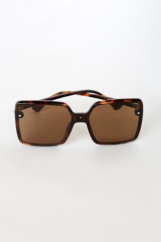 サングラス ^ONE BRILLIANT^ LeahOB358Brown Leah-OB358-Brown Leah - Square Brown Prescription Glasses | Ublins