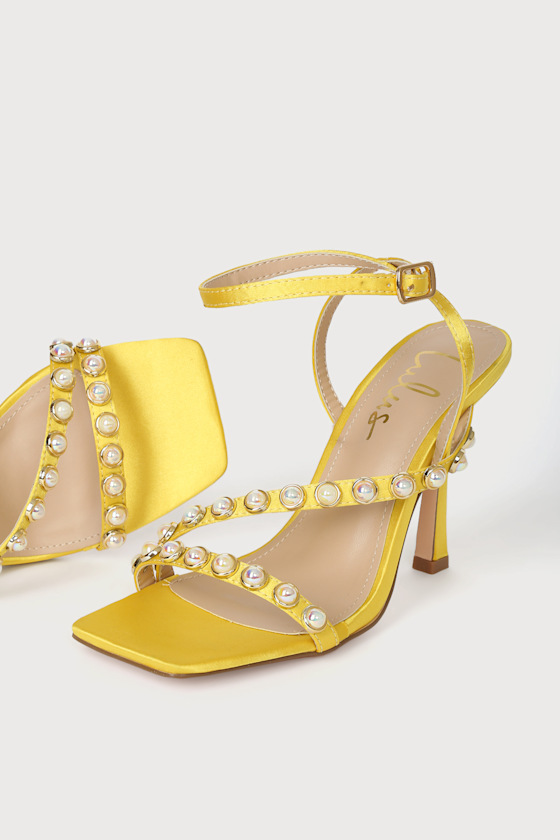 marigold yellow heels