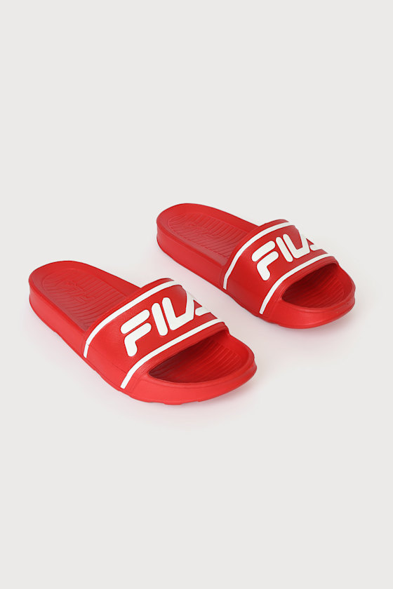 fila slides red