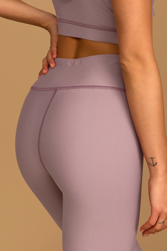 MVP Moves Mauve High Waisted High Impact Leggings 7