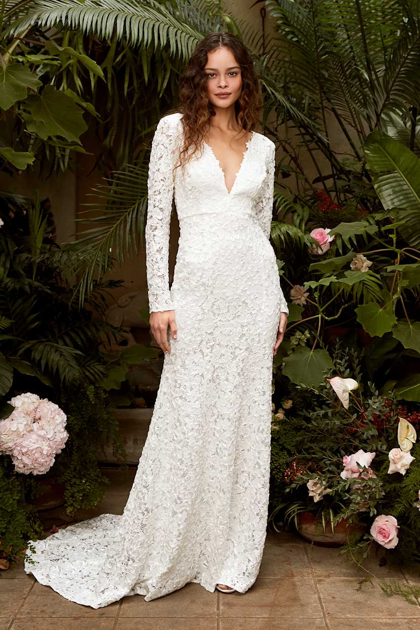 White Lace Dress - Mermaid Maxi Dress - Long Sleeve Dress - Lulus White Lace Dress - Mermaid Maxi Dress - Long Sleeve Dress - Lulus