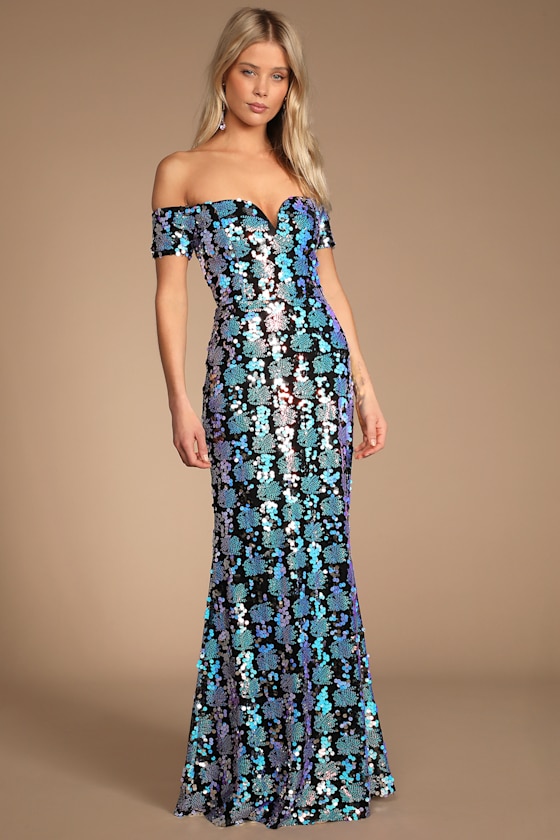 IDH78304: BLACK/SHINY IRIDESCENT PURPLE BLUE 6