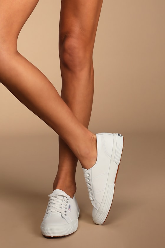 2750 NAPLNG COTU White Leather Sneakers 1