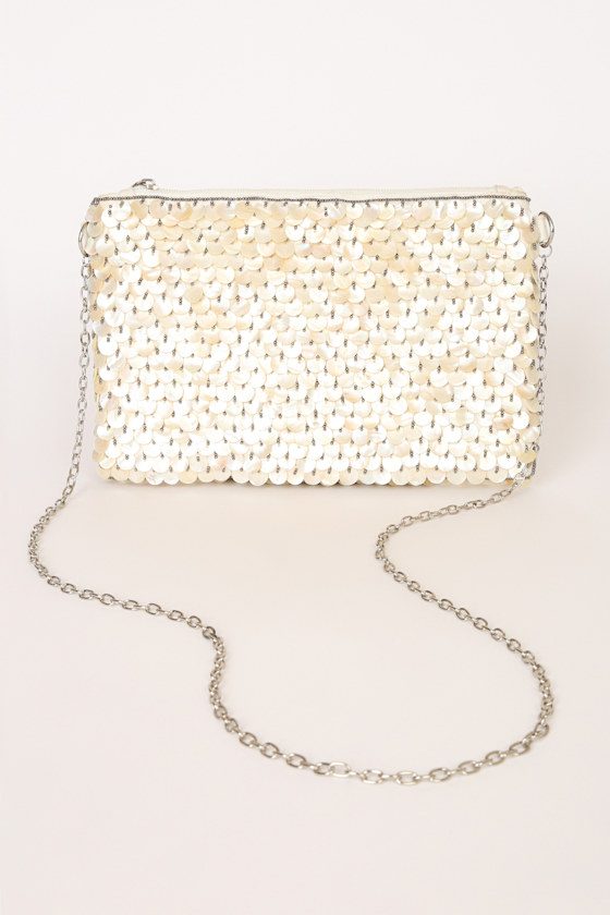 Serene Sunsets Ivory Capiz Shell Crossbody Clutch 4