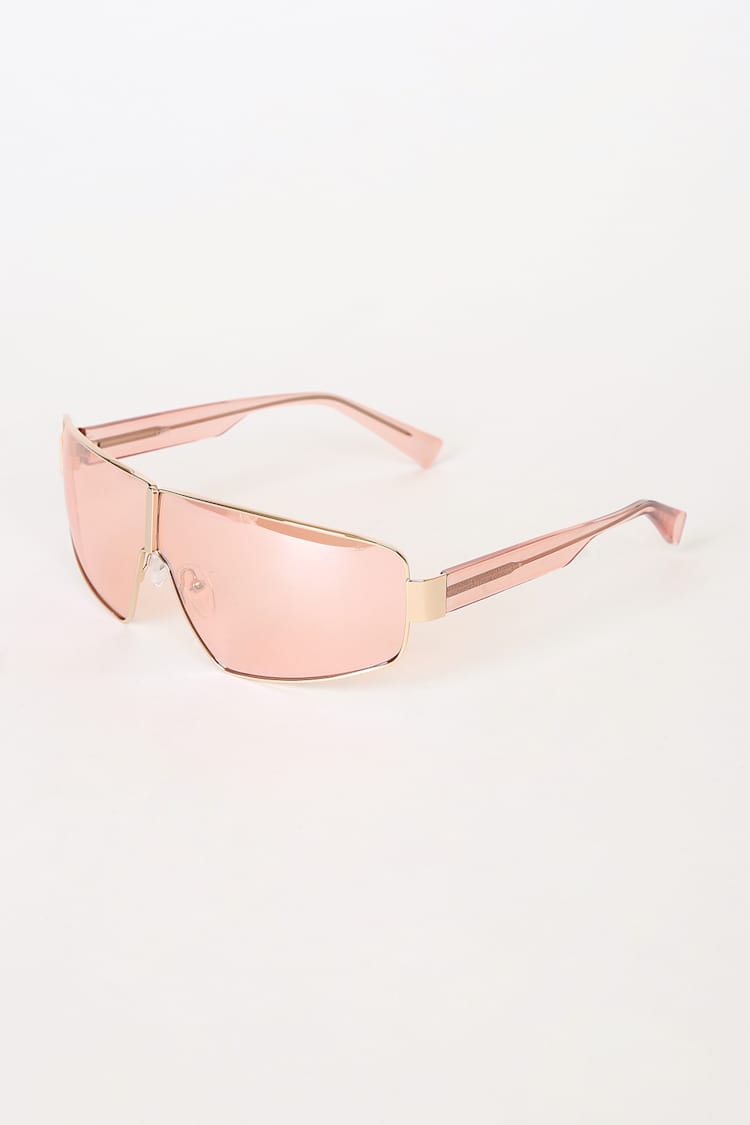 OTRA Paris - Pink Sunglasses - Shield Sunglasses - Sunnies  display picture 1
