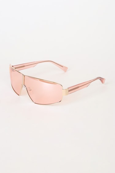 OTRA Paris Pink Shield Sunglasses