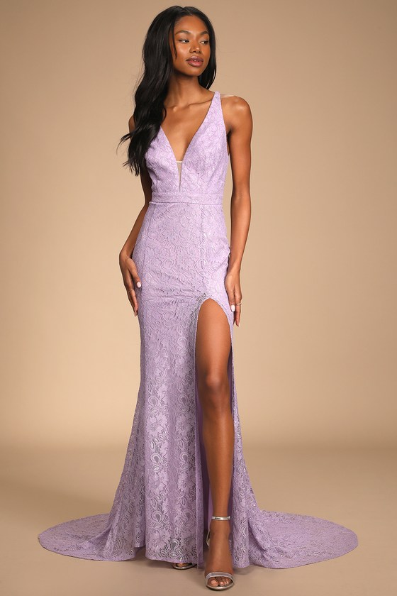Dreaming of This Lavender Embroidered Lace Sleeveless Maxi Dress