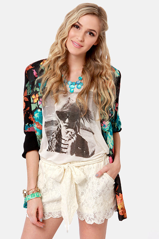 Pretty Cream Shorts - Lace Shorts - Scalloped Shorts - $34.00 - Lulus