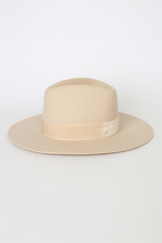 Benson Tri Beige Wool Hat 2