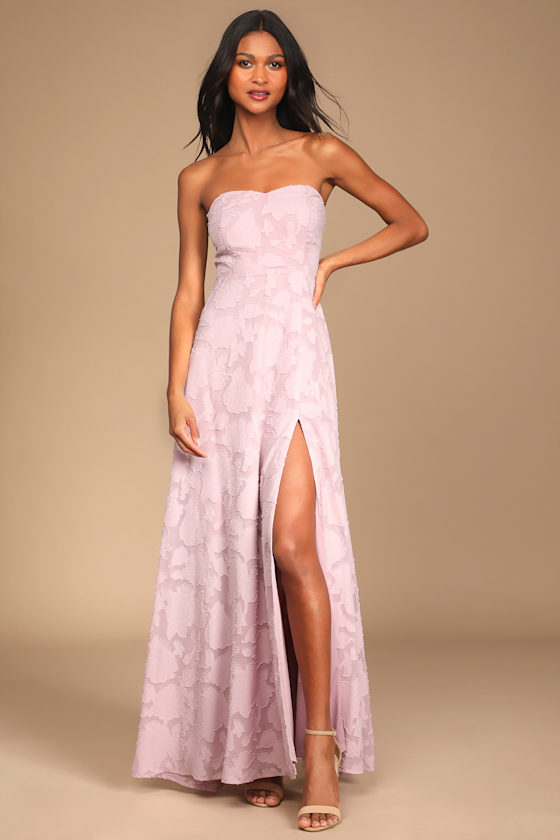 Rebecca Pink Floral Burnout Dress