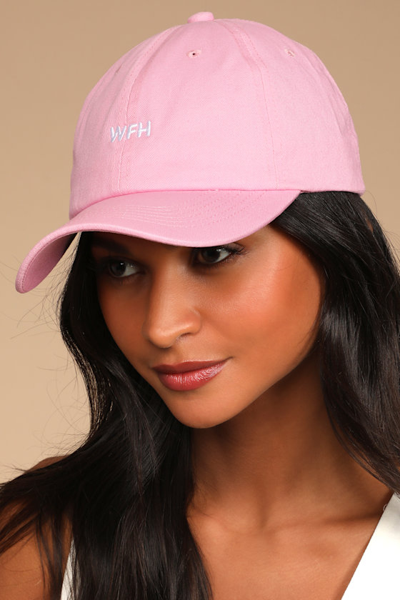 Pink Baseball Cap WFH Baseball Cap Dad Cap Hat Lulus