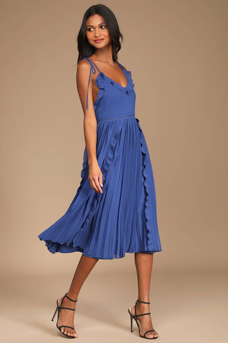 dull blue dress Dusty Blue Chiffon Gown | Liylah