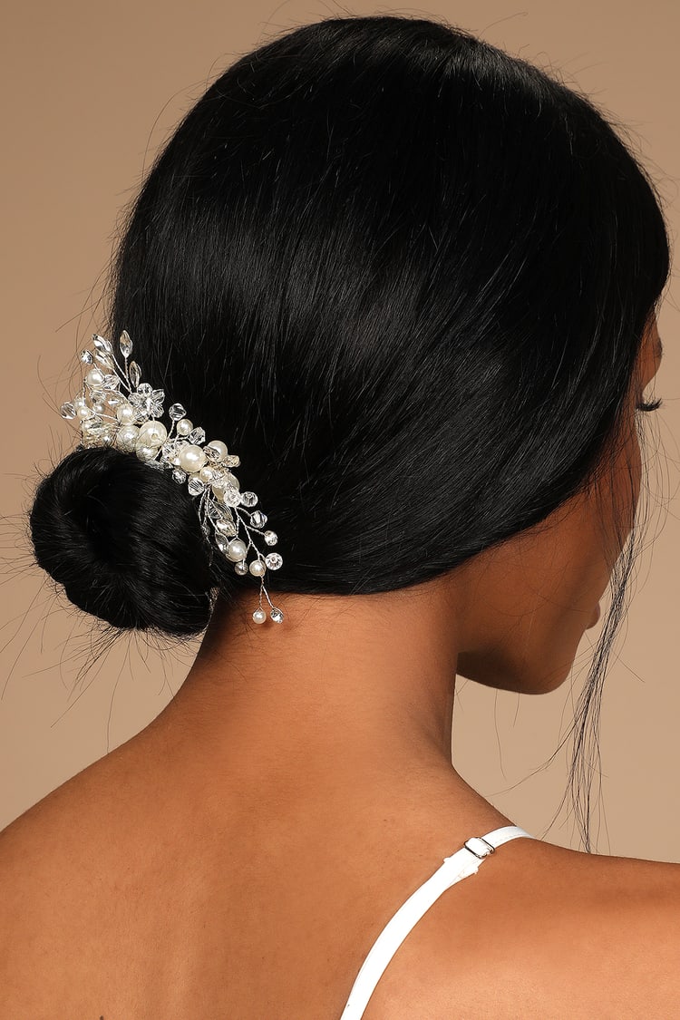 Beaded Hair Comb - Pearl Hair Comb - Bridal Hair Accessories - Lulus