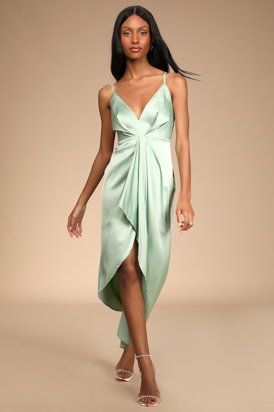 Lulus sage dress hot sale