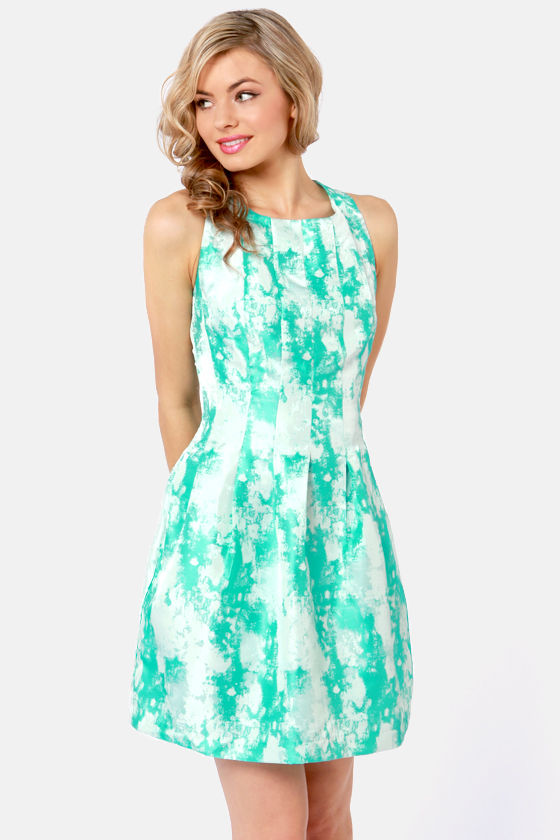 pretty teal dresses