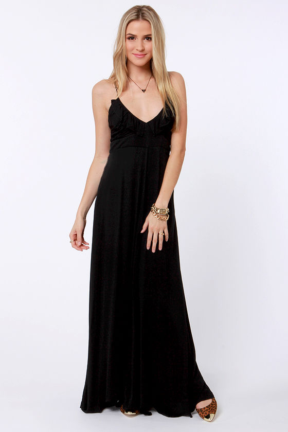 Costa Blanca Dress - Black Dress - Maxi Dress - $70.00 - Lulus