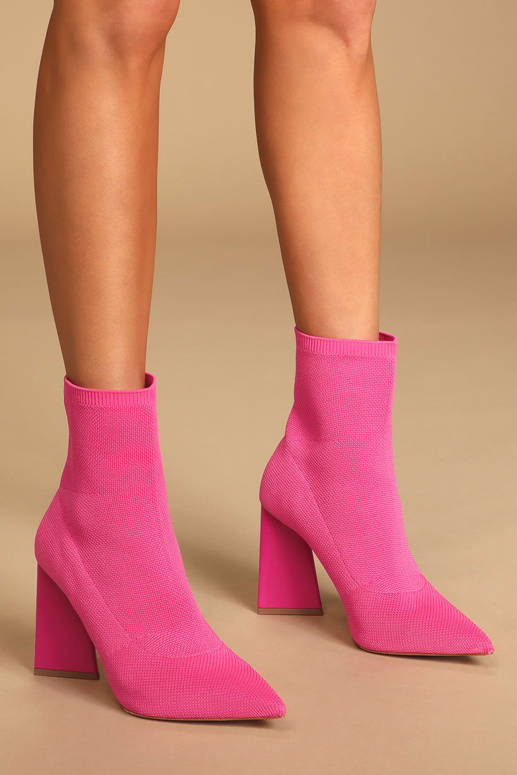 Pink Sock Boots Styling Tips