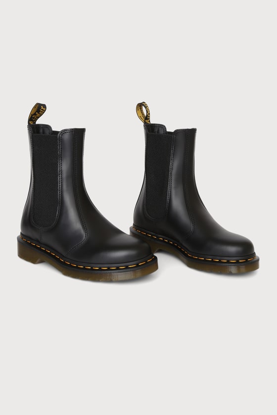 Dr. Martens 2976 Hi Smooth - Leather Boots - Chelsea Boots
