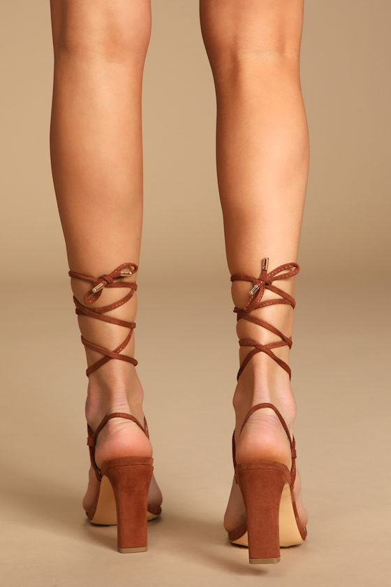 Heels - Faux Suede High Heels - Lulus