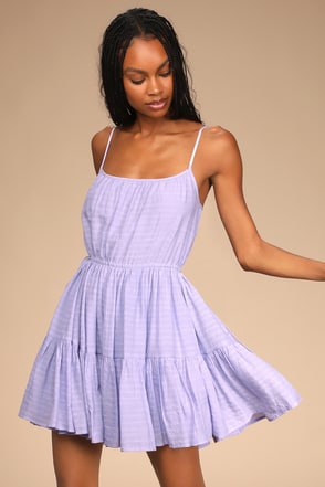 Lavender Enchantment Mini Dress