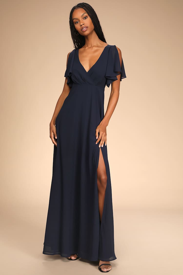sachin and babi light blue dress Chiffon Bridesmaid Dresses  Elonnashop