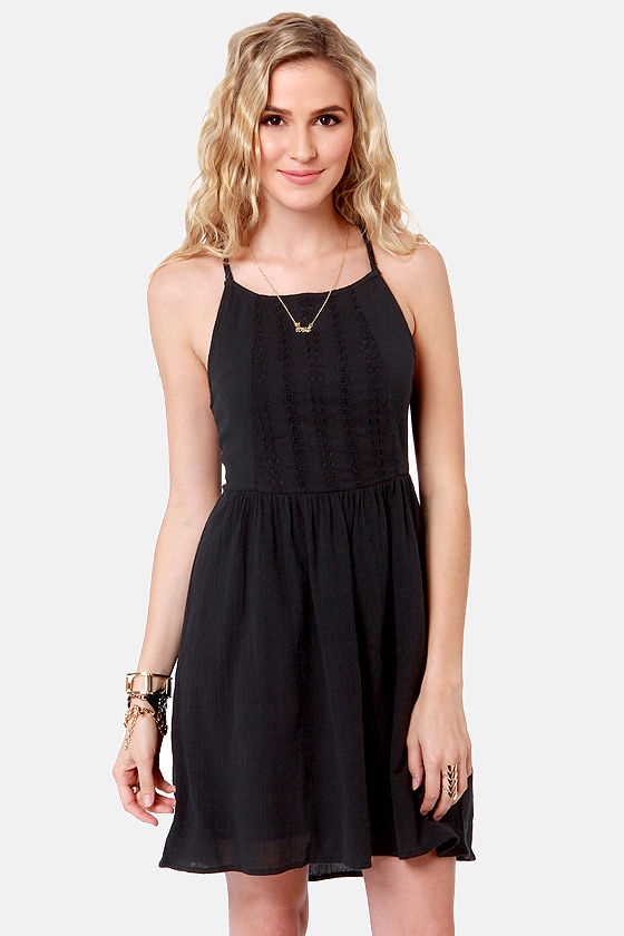 black sundress long