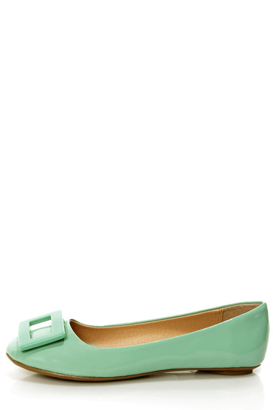buckle ballet flats