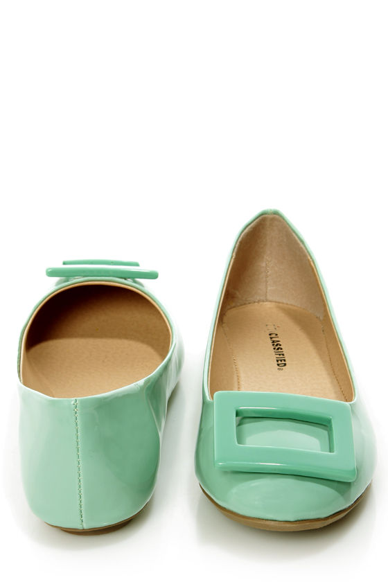 buckle ballet flats