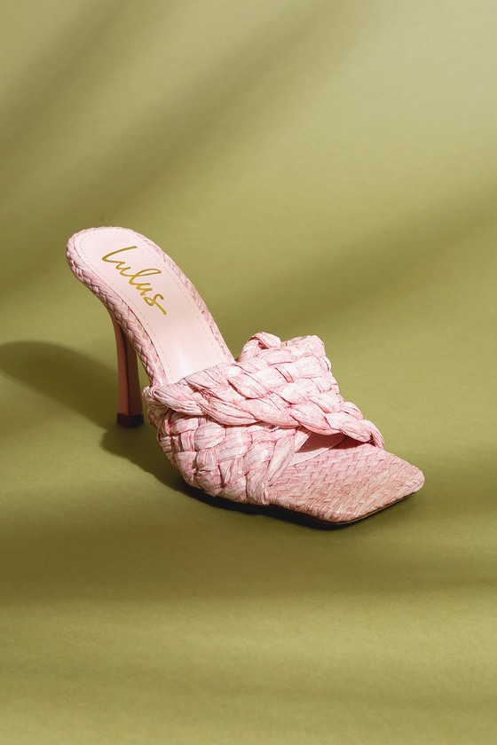 Raffia heels on sale