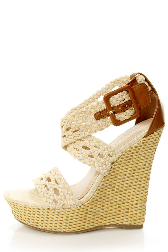 Bamboo - NOPAL Woven Wedge Sandal main image 0