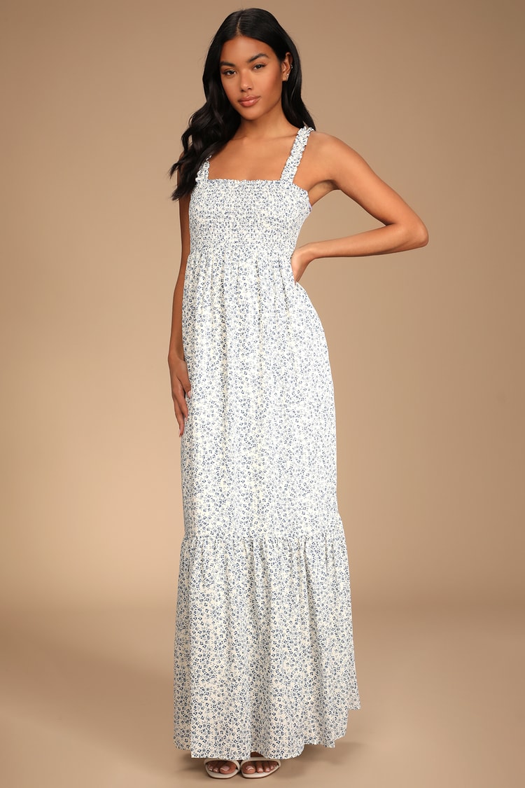 wish floral maxi dress
