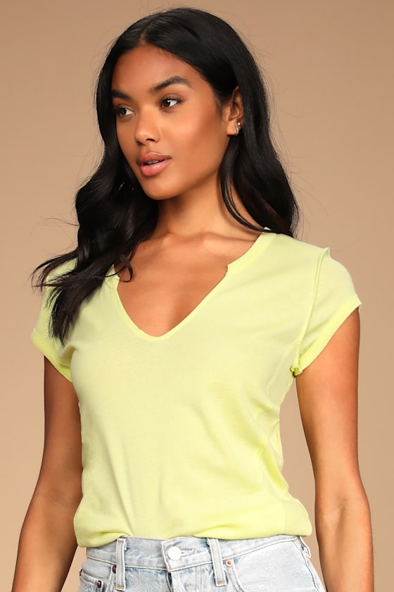Free People Always Yours Tee - Green T 