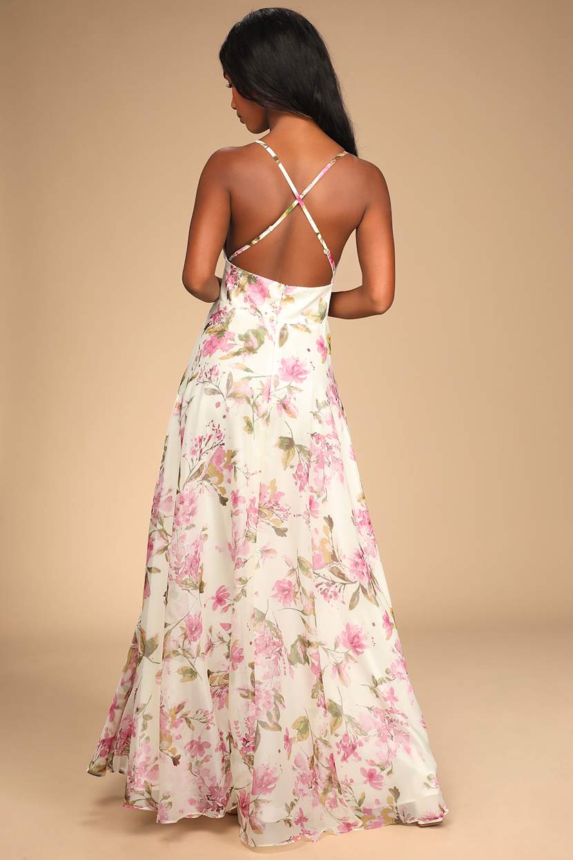 white christmas dresses COLMAR WRAP MAXI DRESS main image 0