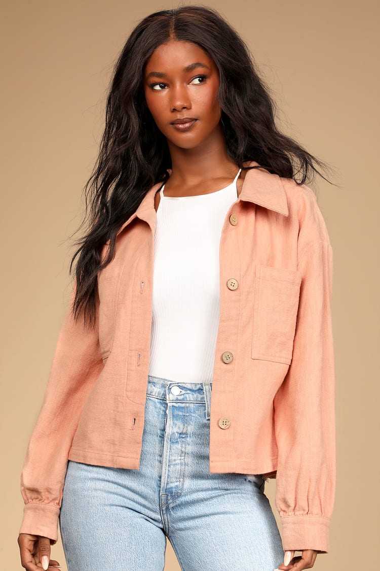 Peachy Shacket