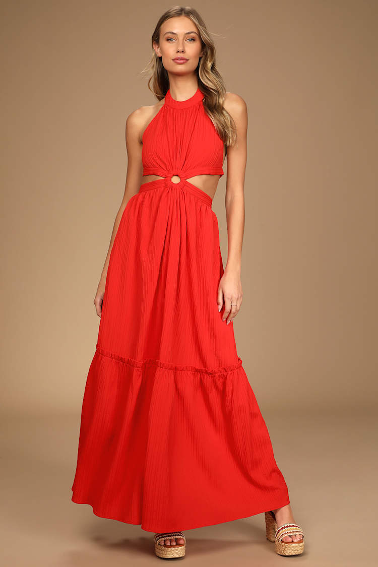 open lace back dress Ellie Midi Dress
