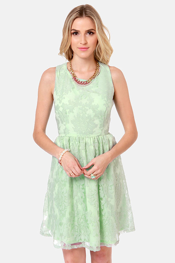 mint green attire